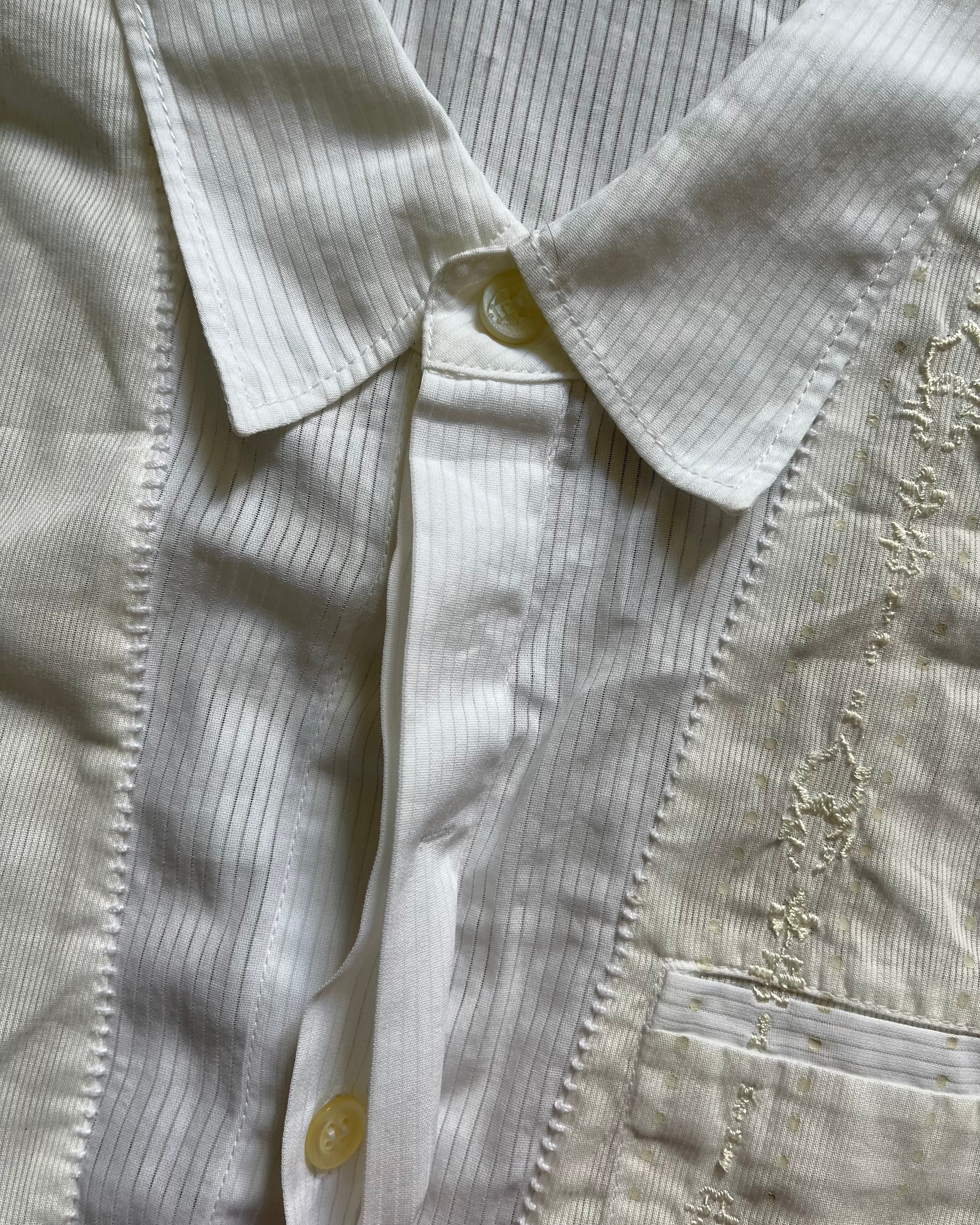 SS2007 Marithe Francois Girbaud Patchs Button Ups (M/L)