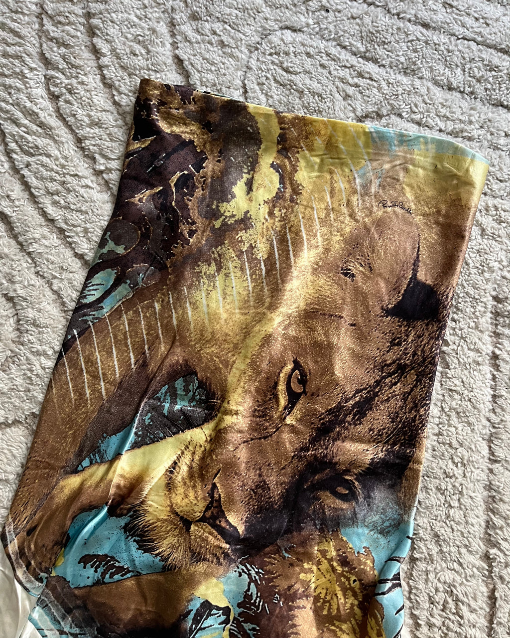 SS02 Roberto Cavalli Lion Long Skirt (L)