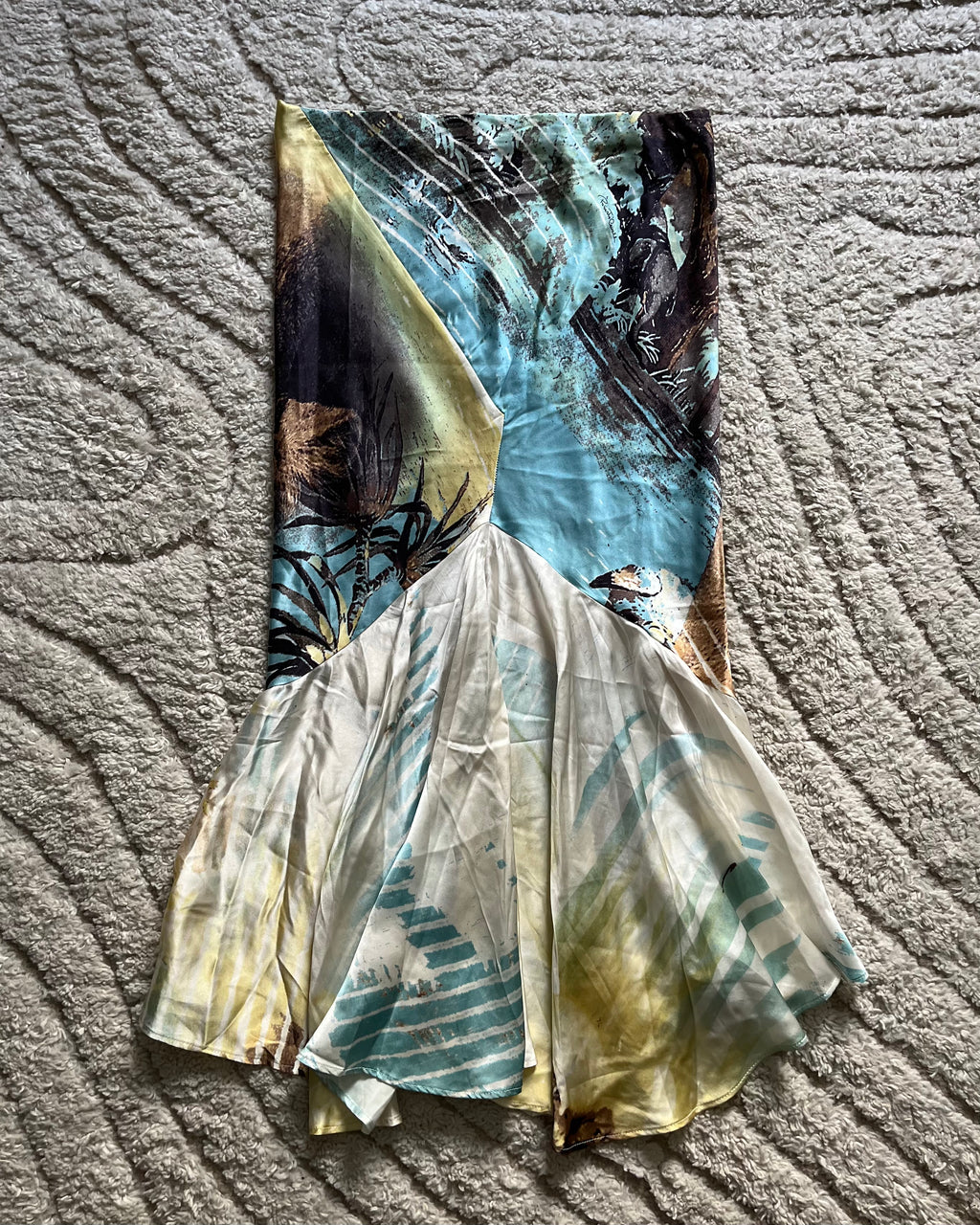 SS02 Roberto Cavalli Lion Long Skirt (L)