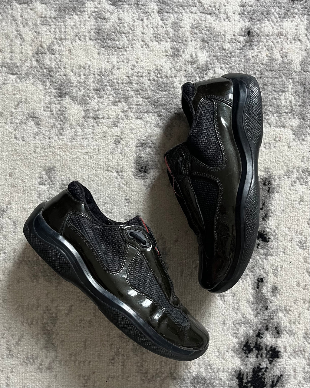 プラダ アメリカズ カップ ダークオリーブ サテン (38eu/5.5us)