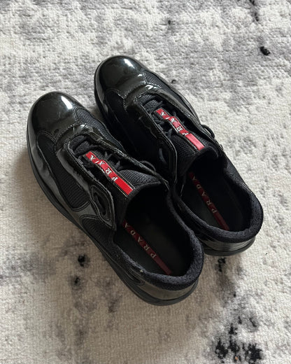 Prada America's Cup Dark Olive Satin (38eu/5,5us)