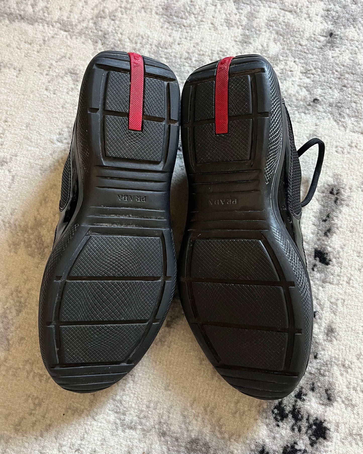 Prada America's Cup Black Satin (42eu/8,5us)