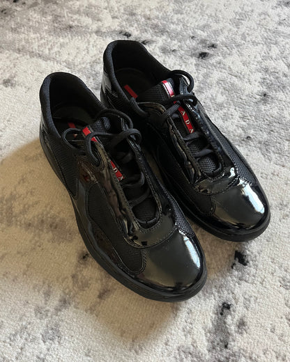 Prada America's Cup Black Satin (42eu/8,5us)