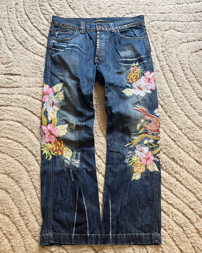 SS06 Dolce & Gabbana Hawai Jeans (M)