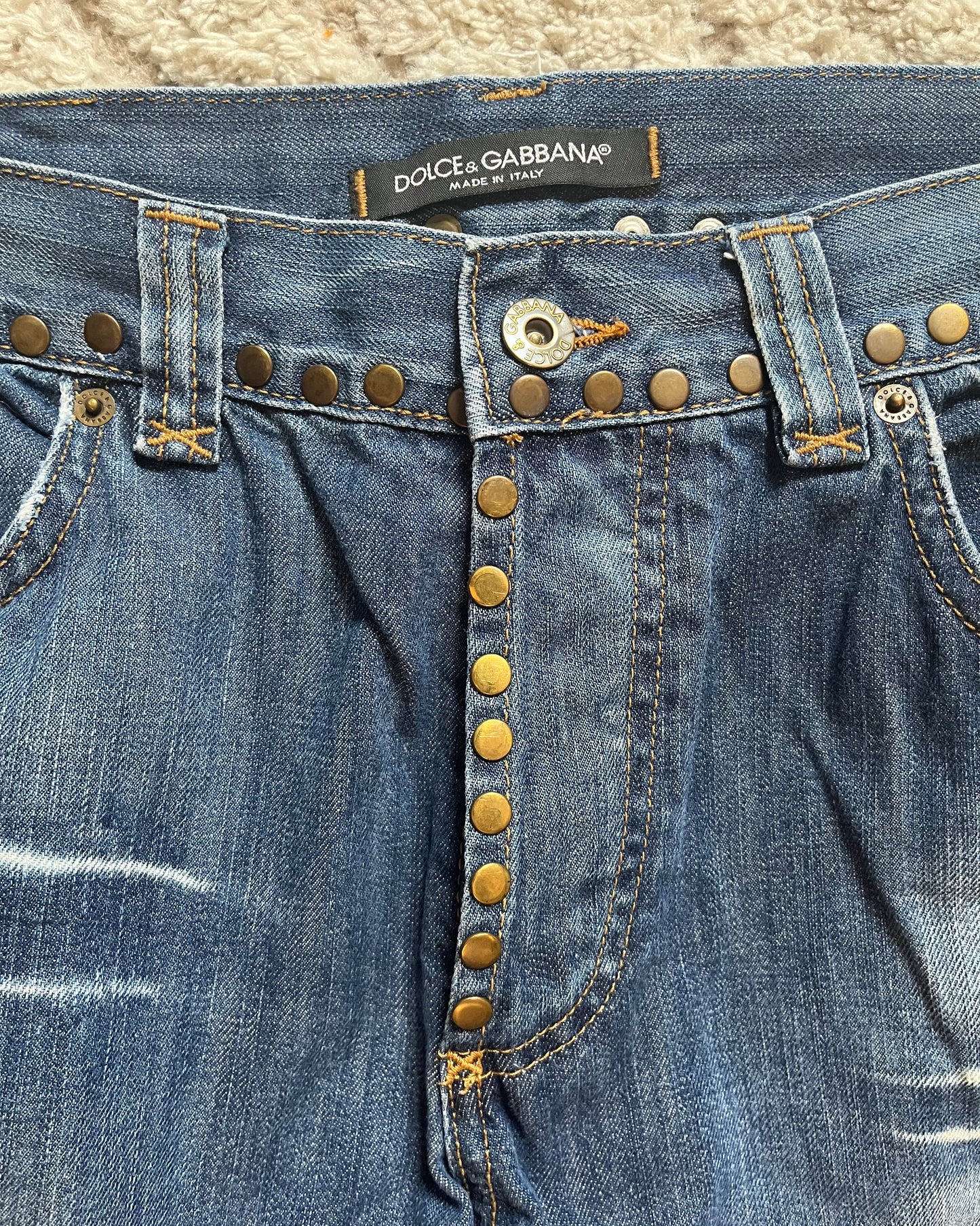 SS06 Dolce & Gabbana Hawai Jeans (M)