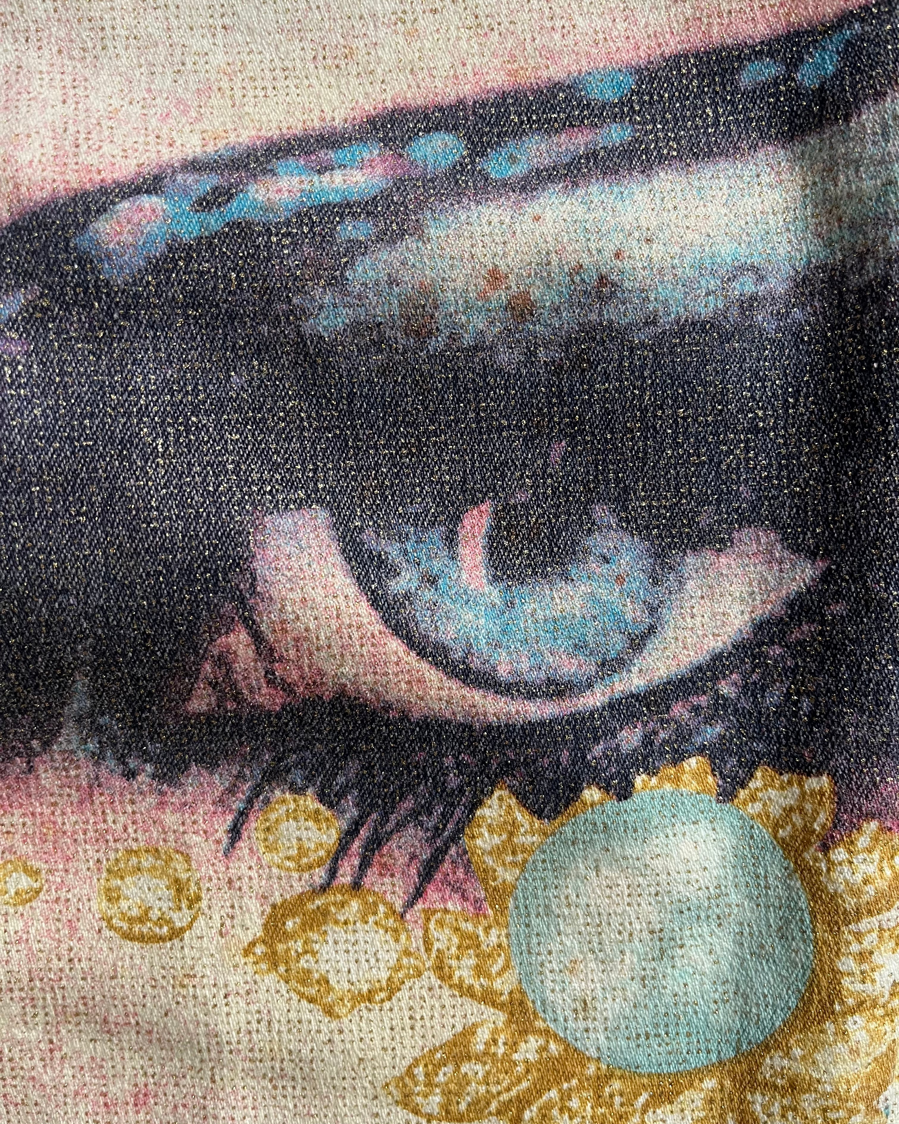 SS01 Roberto Cavalli Desi Princess Elizabeth Taylor Runway Pants (XS/S)