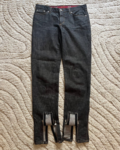 SS2003 Dolce & Gabbana Brut Archive Zip Jeans (M)