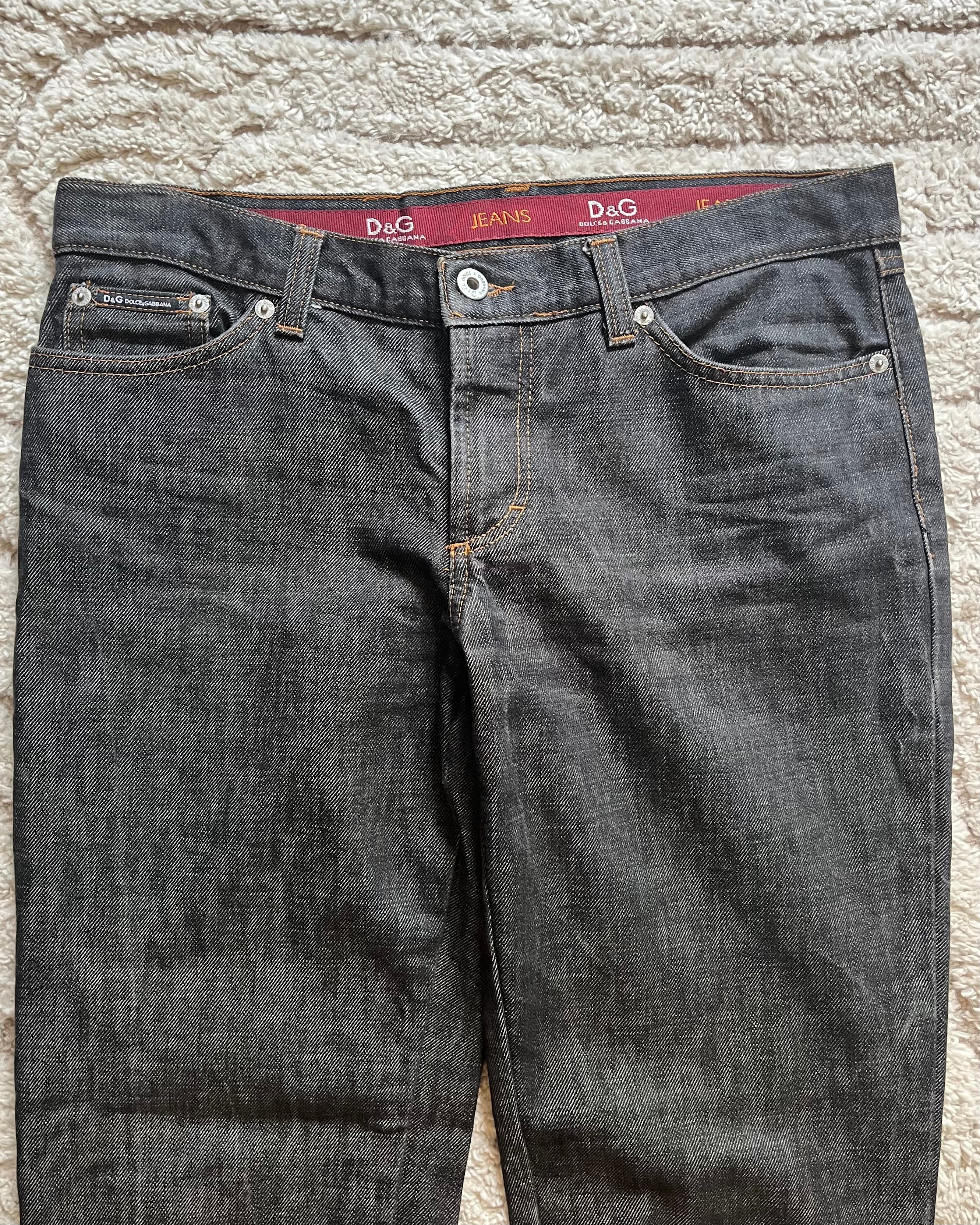 SS2003 Dolce & Gabbana Brut Archive Zip Jeans