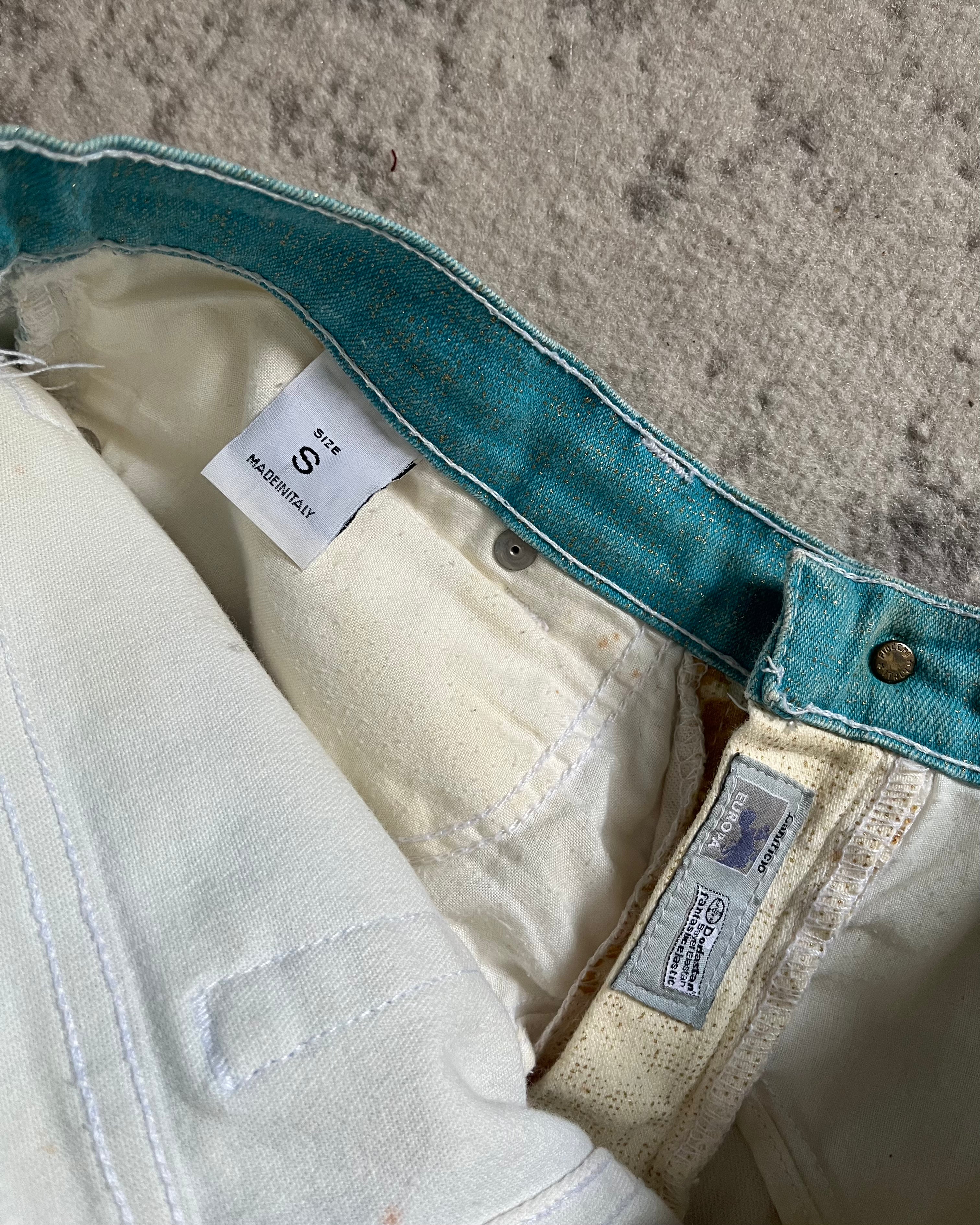 SS01 Roberto Cavalli Desi Princess Elizabeth Taylor Runway Pants (XS/S)