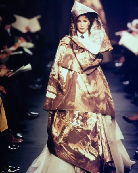 SS98 Jean Paul Gaultier 贝都因致敬连帽连衣裙 (M)