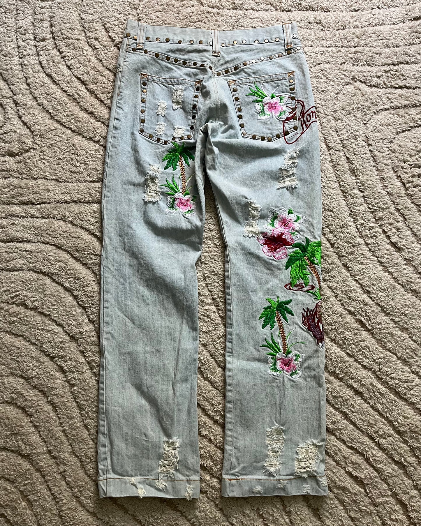 SS06 Dolce & Gabbana Honolulu Runway Summer Jeans (S/M)