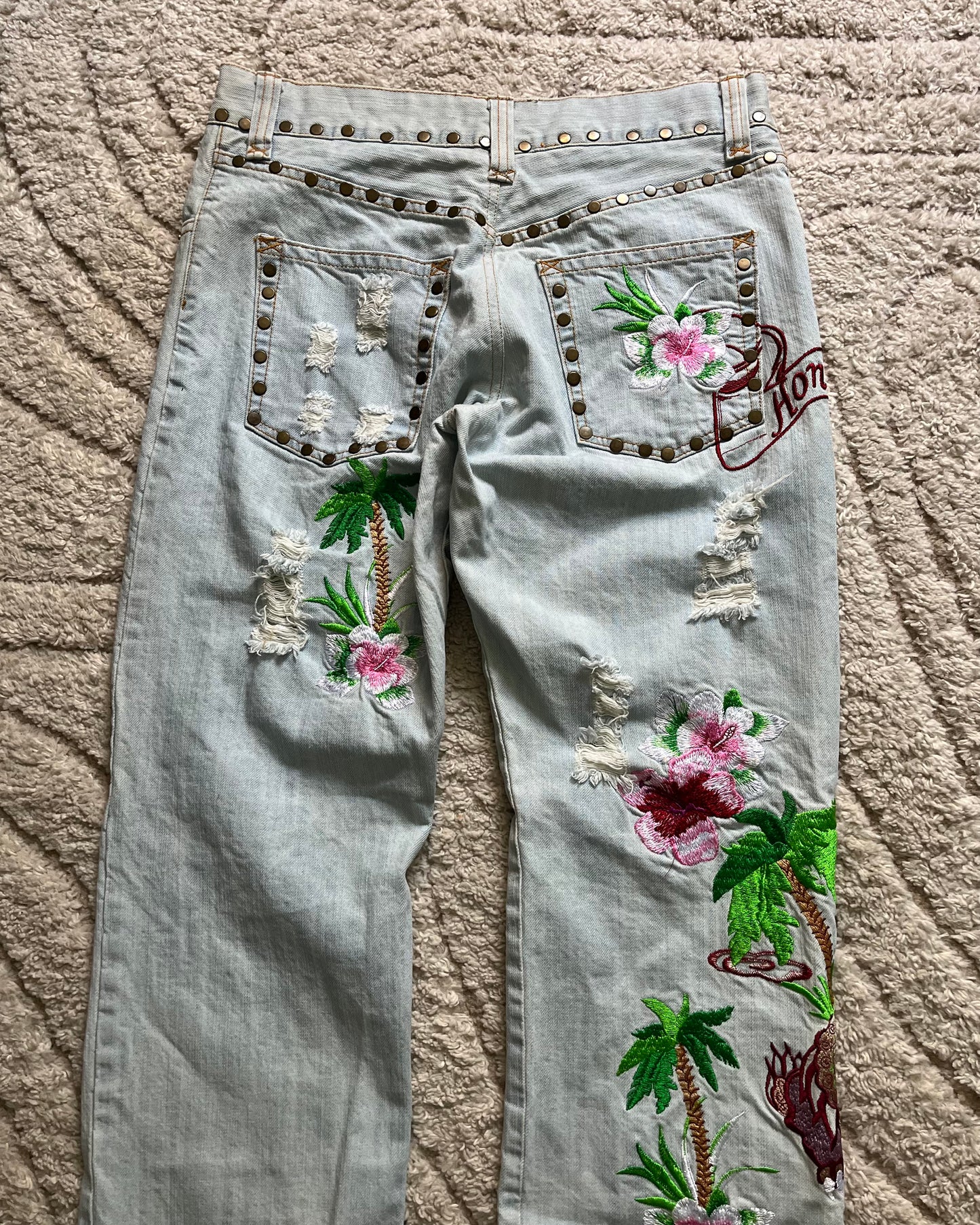 SS06 Dolce & Gabbana Honolulu Runway Summer Jeans (S/M)