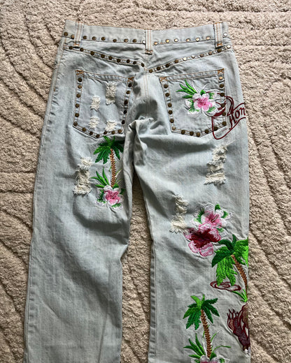 SS06 Dolce & Gabbana Honolulu Runway Summer Jeans (S/M)