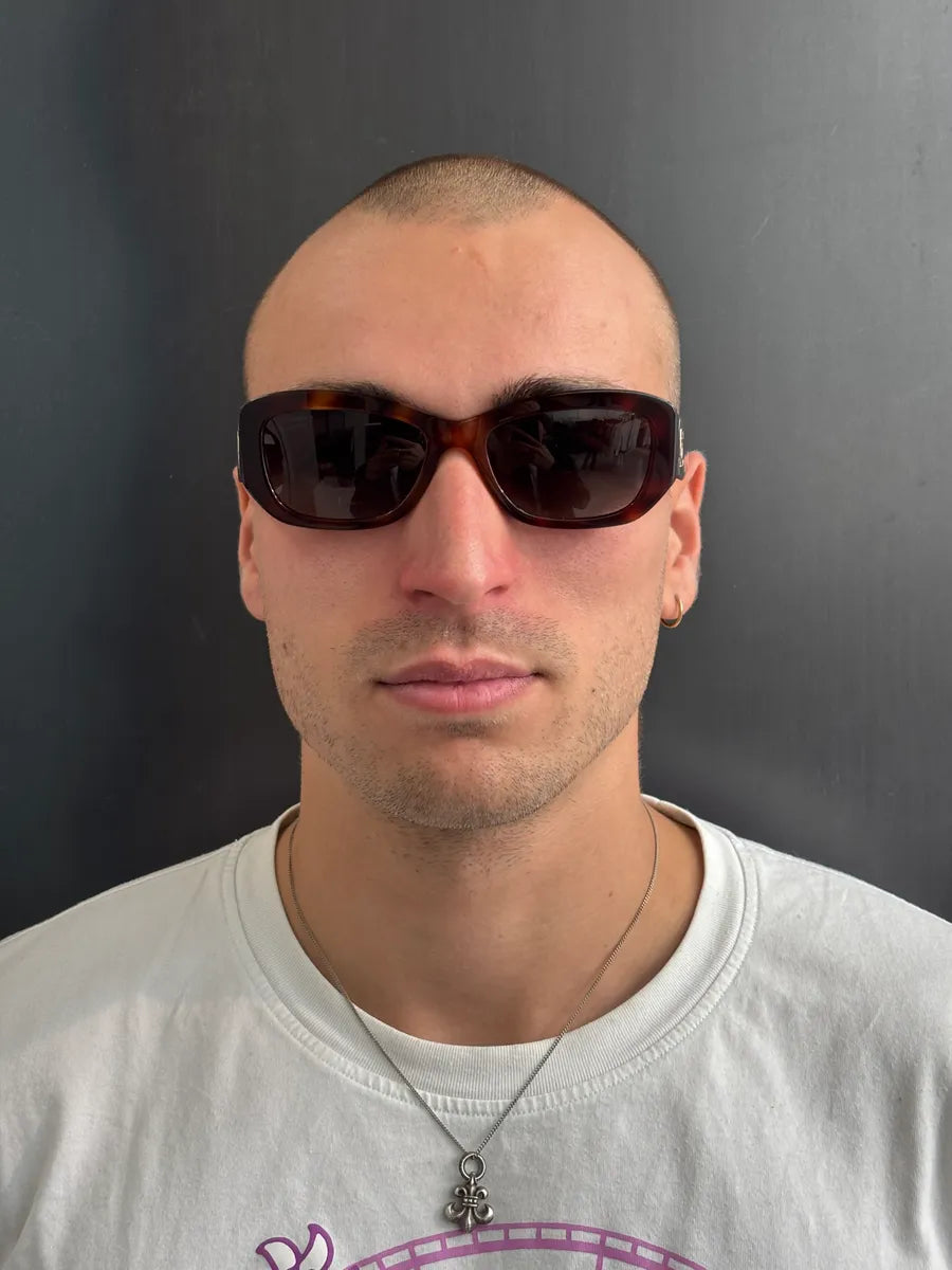 Chanel Brown Acetate Logo Sunglasses dKVfZYkp 1