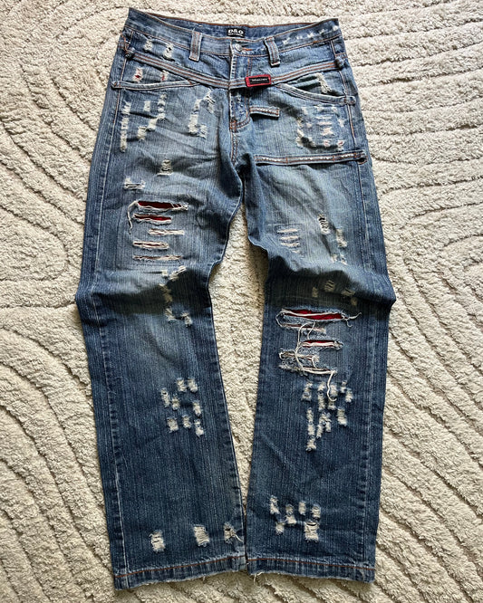 AW2005 Dolce & Gabbana Archive denim jeans (L)