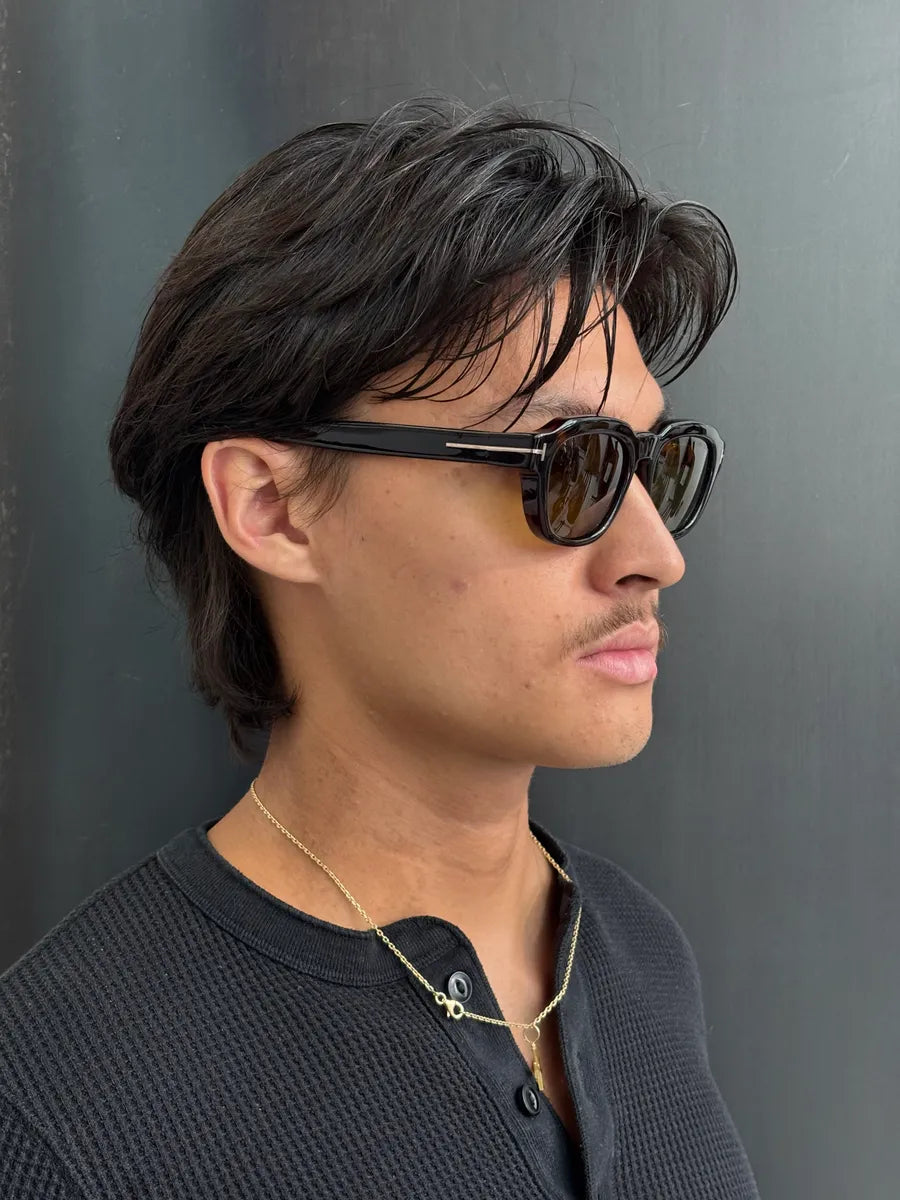 Tom Ford Brown Acetate T-Logo Sunglasses Rxqsebny 2