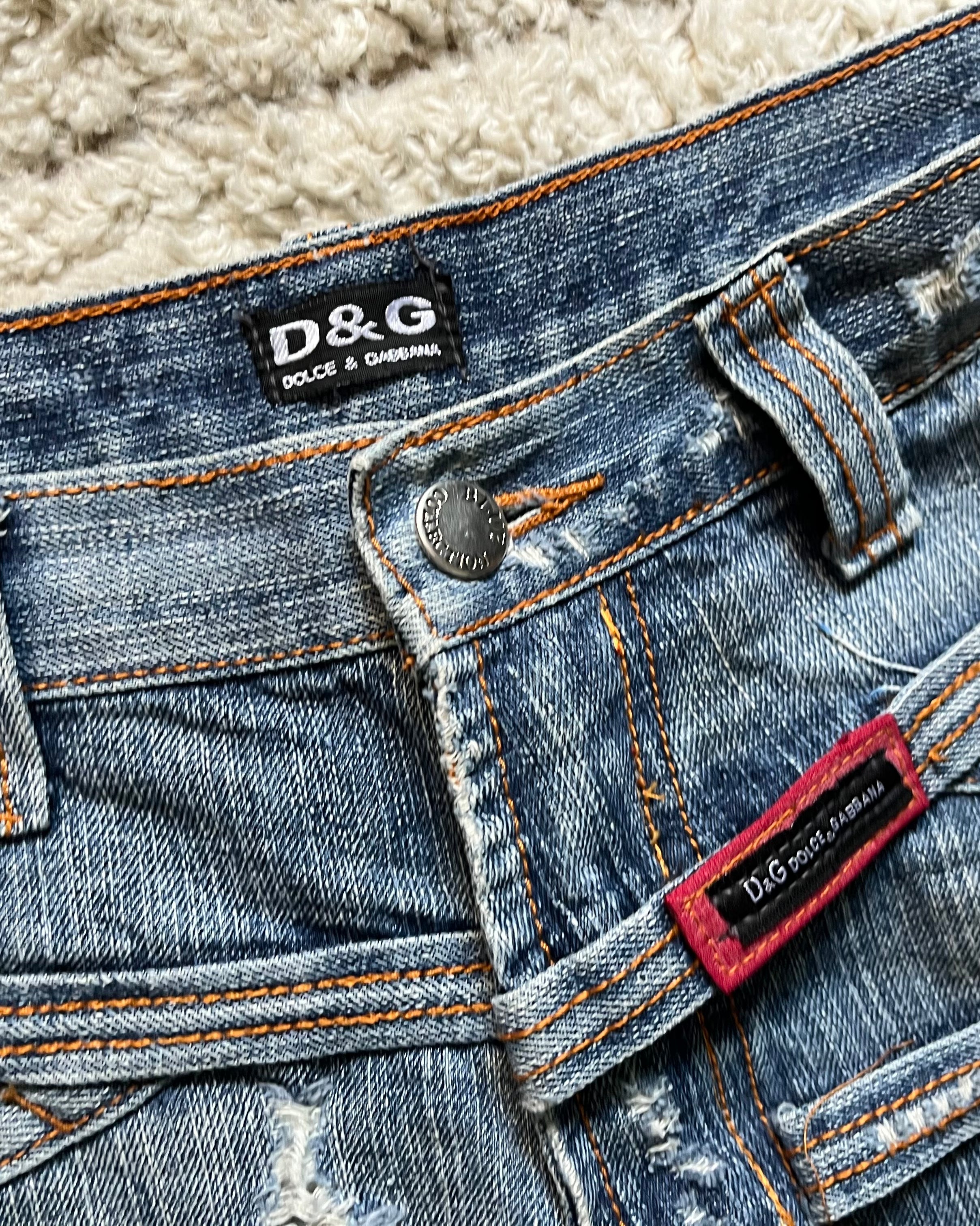 AW2005 Dolce & Gabbana Archive denim jeans (L)