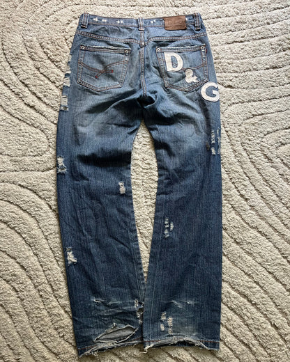 AW2005 Dolce & Gabbana Archive denim jeans (L)