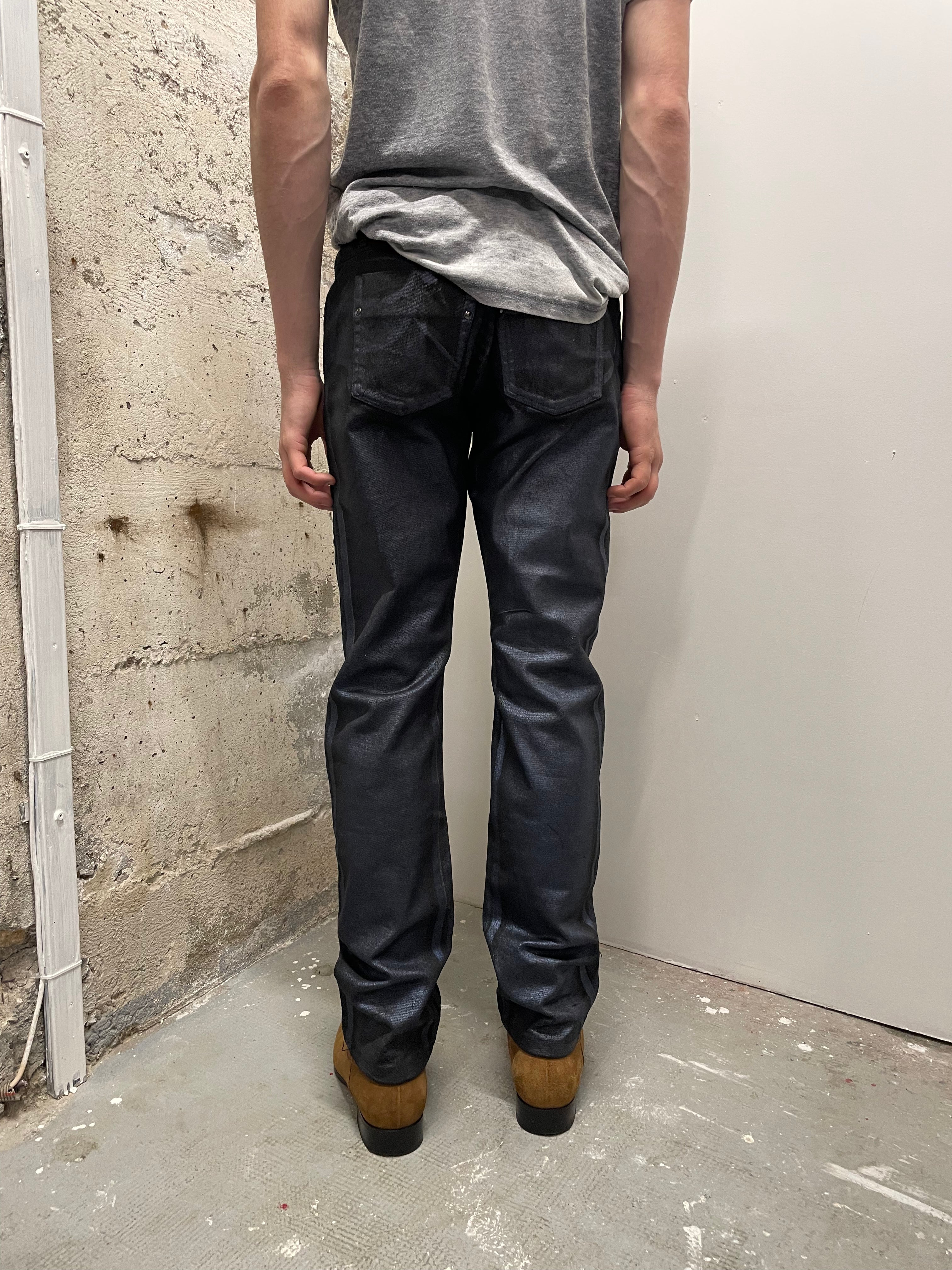 Gucci Waxed Effect Purple Jeans  (M)