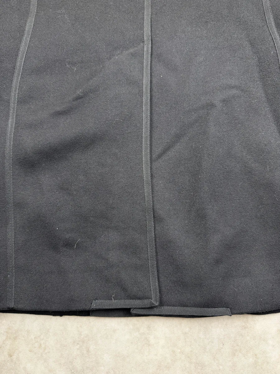 AW2006 Dsquared2 Black Wool Long Double-Breasted Coat NGQjdyb 8