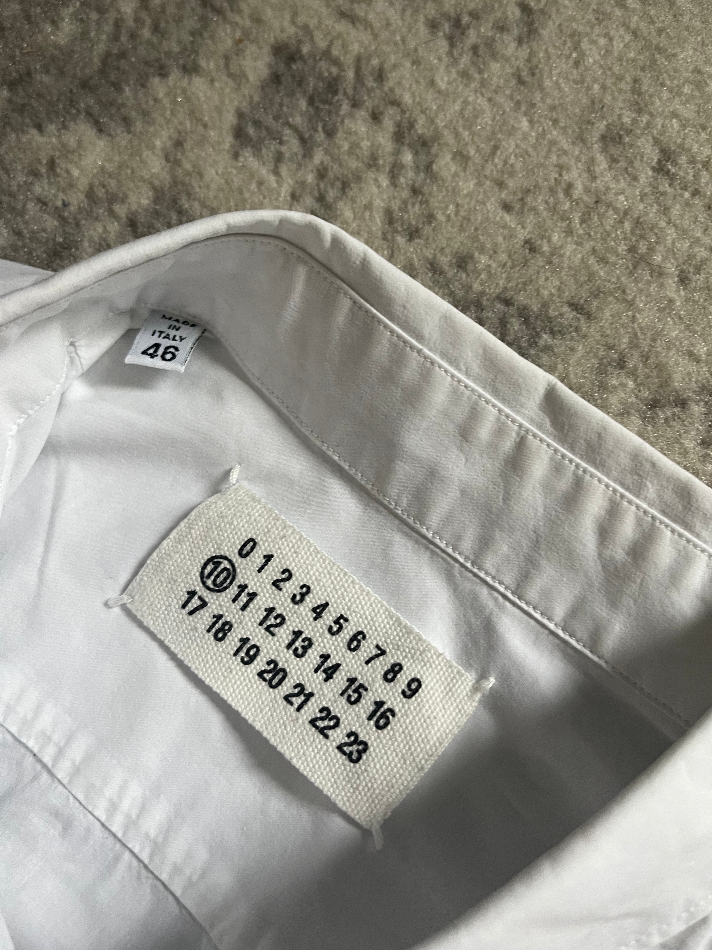 メゾン マルジェラ ミニマリスト ホワイトタグ シャツ (S)