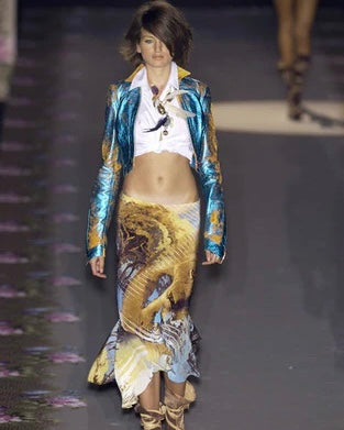 SS02 Roberto Cavalli 狮子长裙(L)