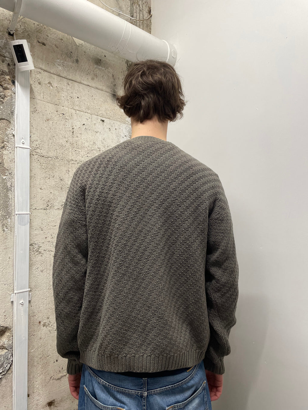 AW1992 Giorgio Armani Wool Grey Sweater (M/L)