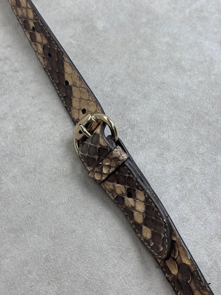SS2009 Gucci Beige Python Leather Heart Crest Shoulder Bag by Frida Giannini LpCuskws 10