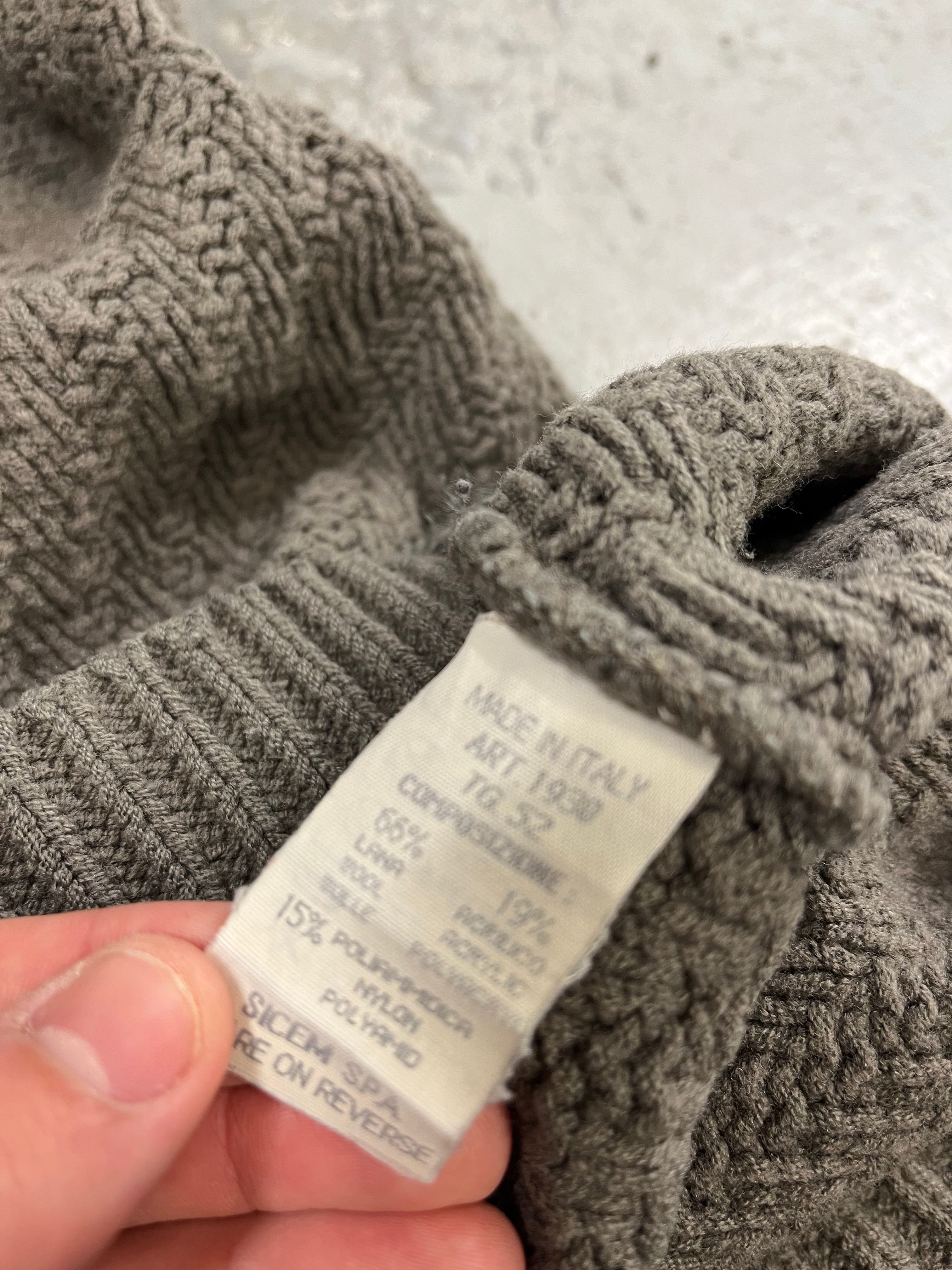 AW1992 Giorgio Armani Wool Grey Sweater (M/L)