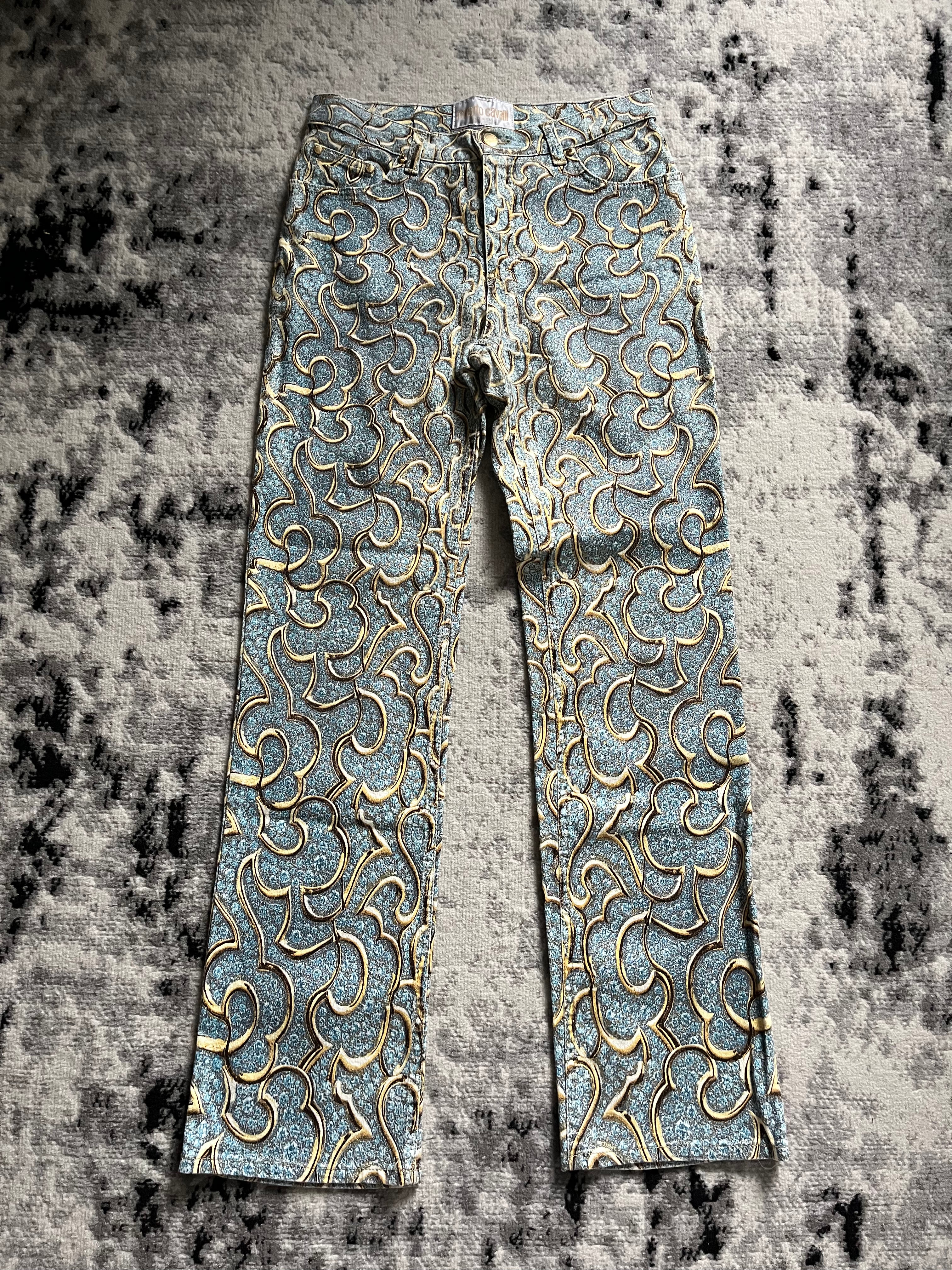 90s Roberto Cavalli ロイヤルマスター レガシー パンツ (S)