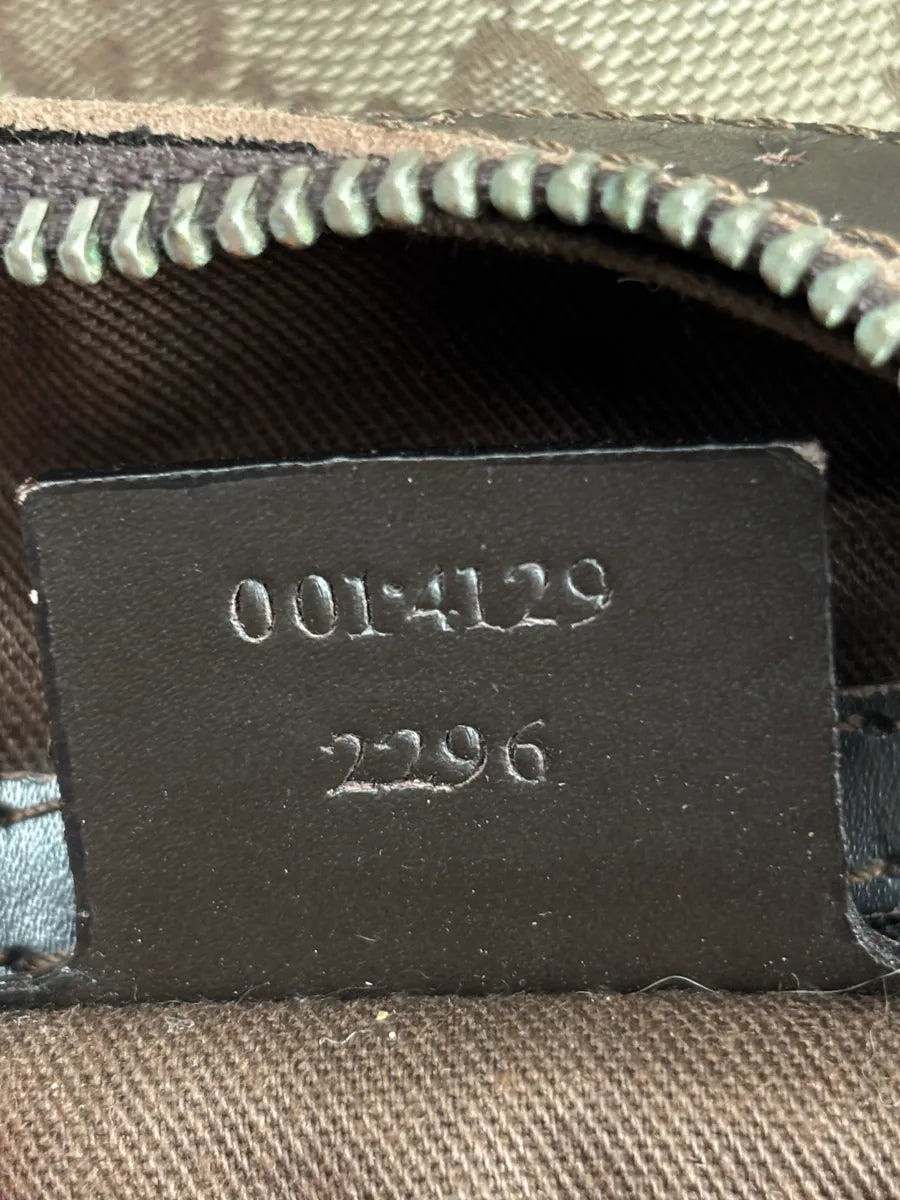 Gucci Brown Canvas GG Monogram Interlocking G Shoulder Bag rzNPmlvS 20