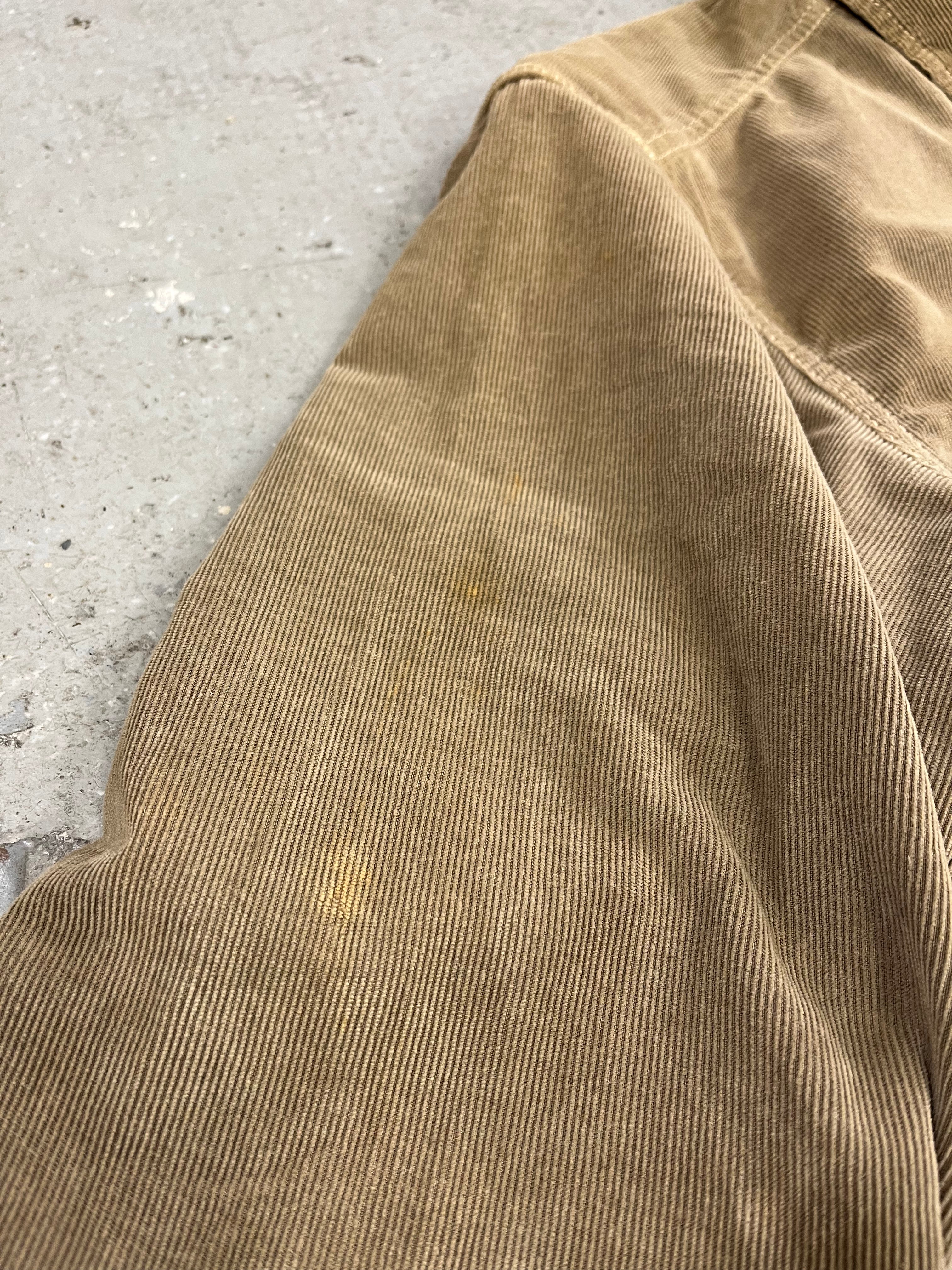 2000s Prada Linea Rossa Velvet Camel Jacket (L)