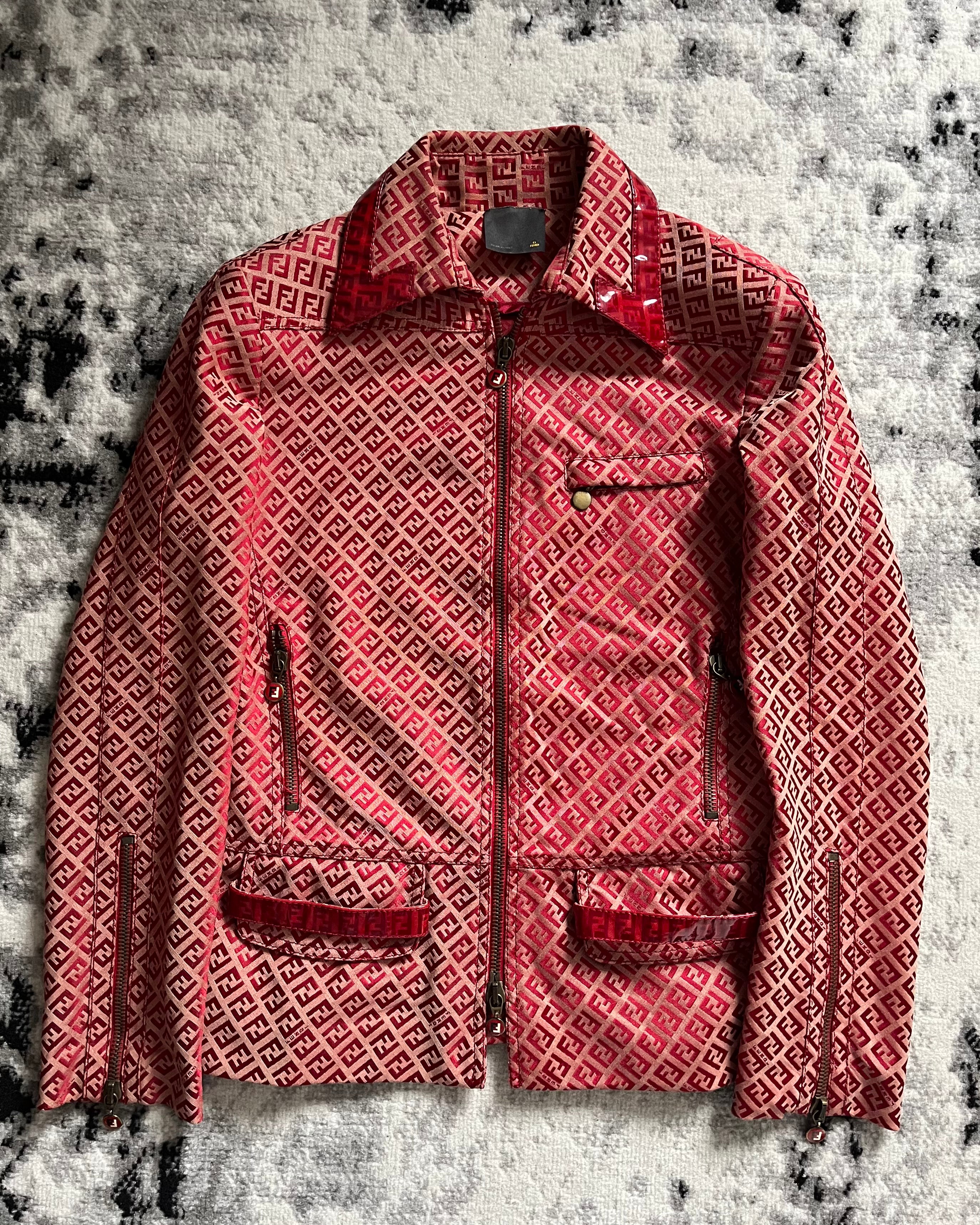 1990s Fendi Hot Monogram Glamour Jacket