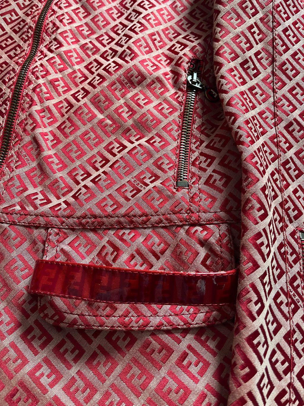 1990s Fendi Hot Monogram Glamour Jacket