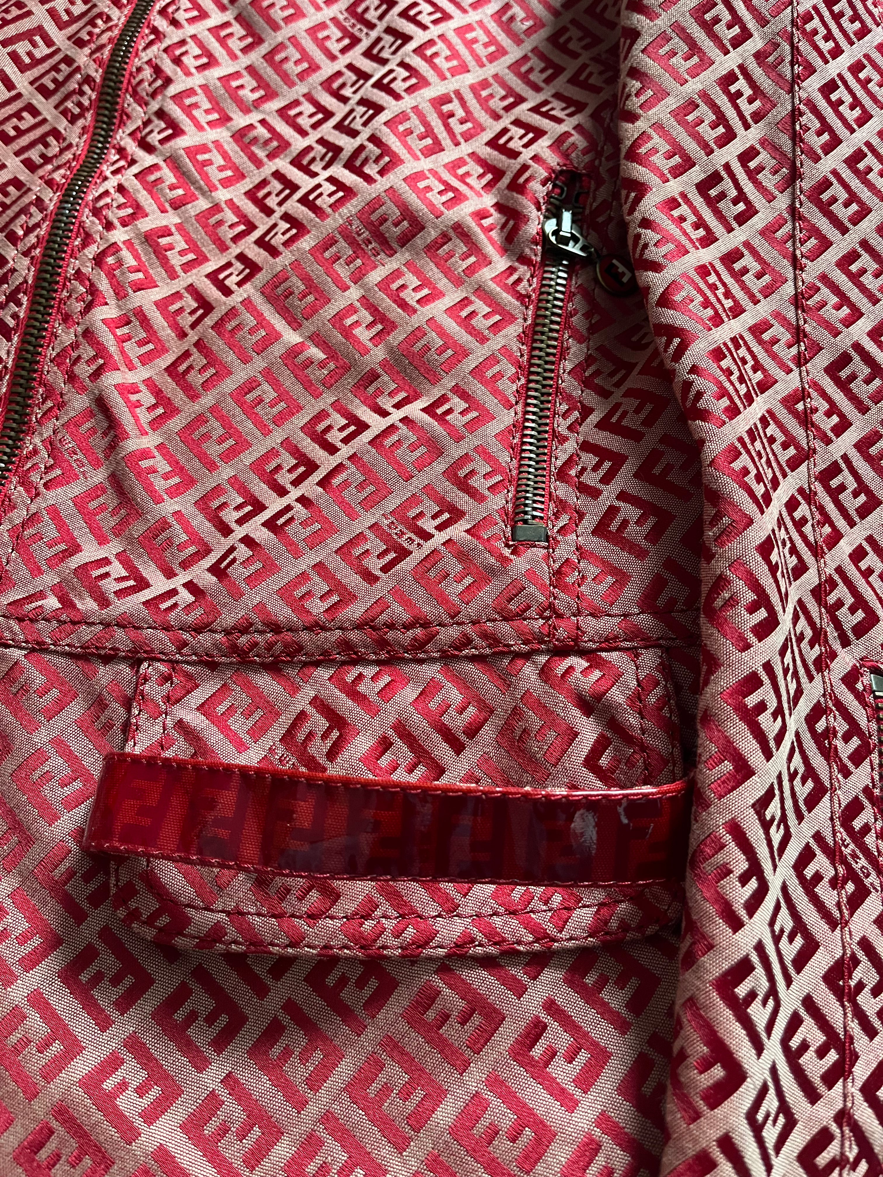 1990s Fendi Hot Monogram Glamour Jacket