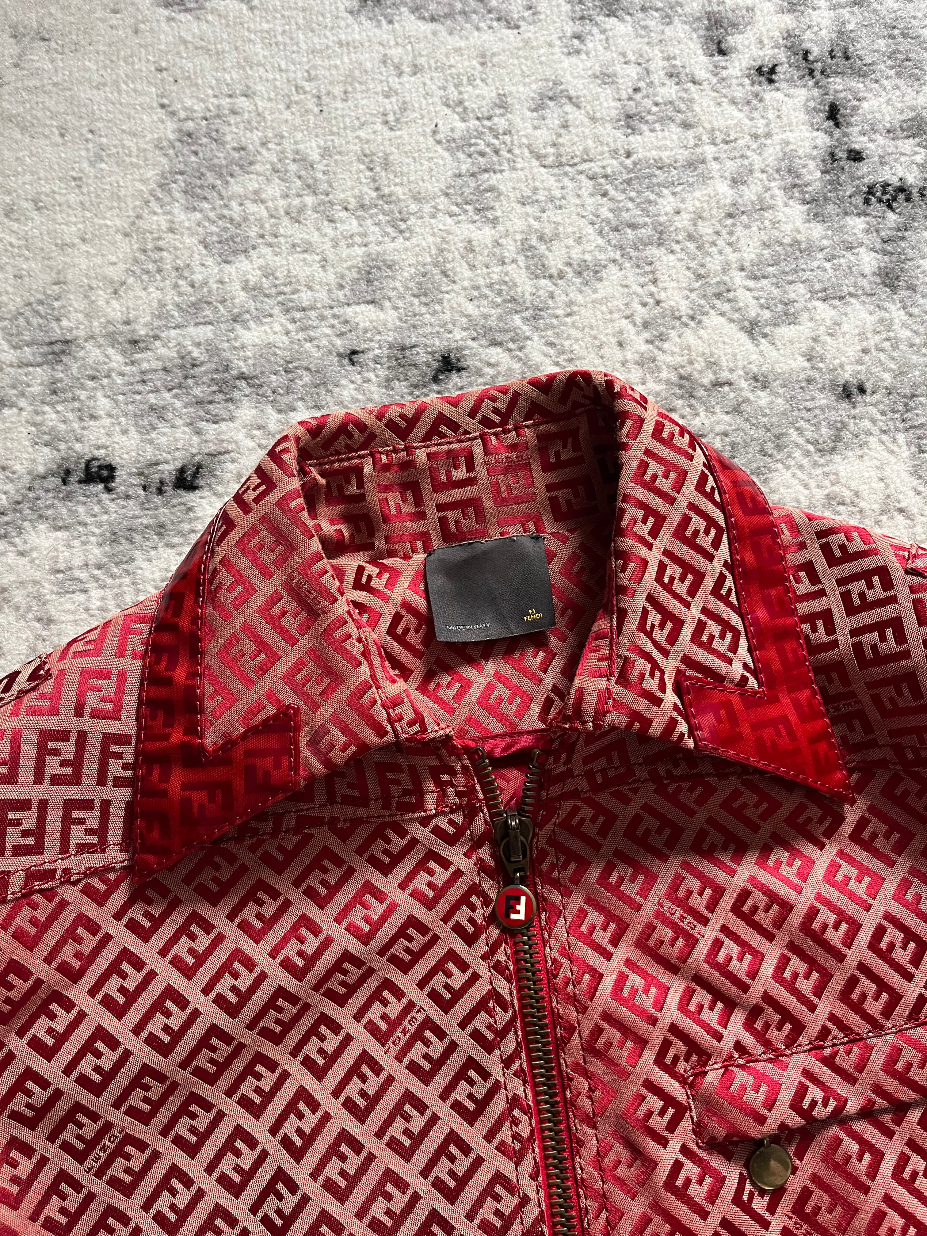 1990s Fendi Hot Monogram Glamour Jacket