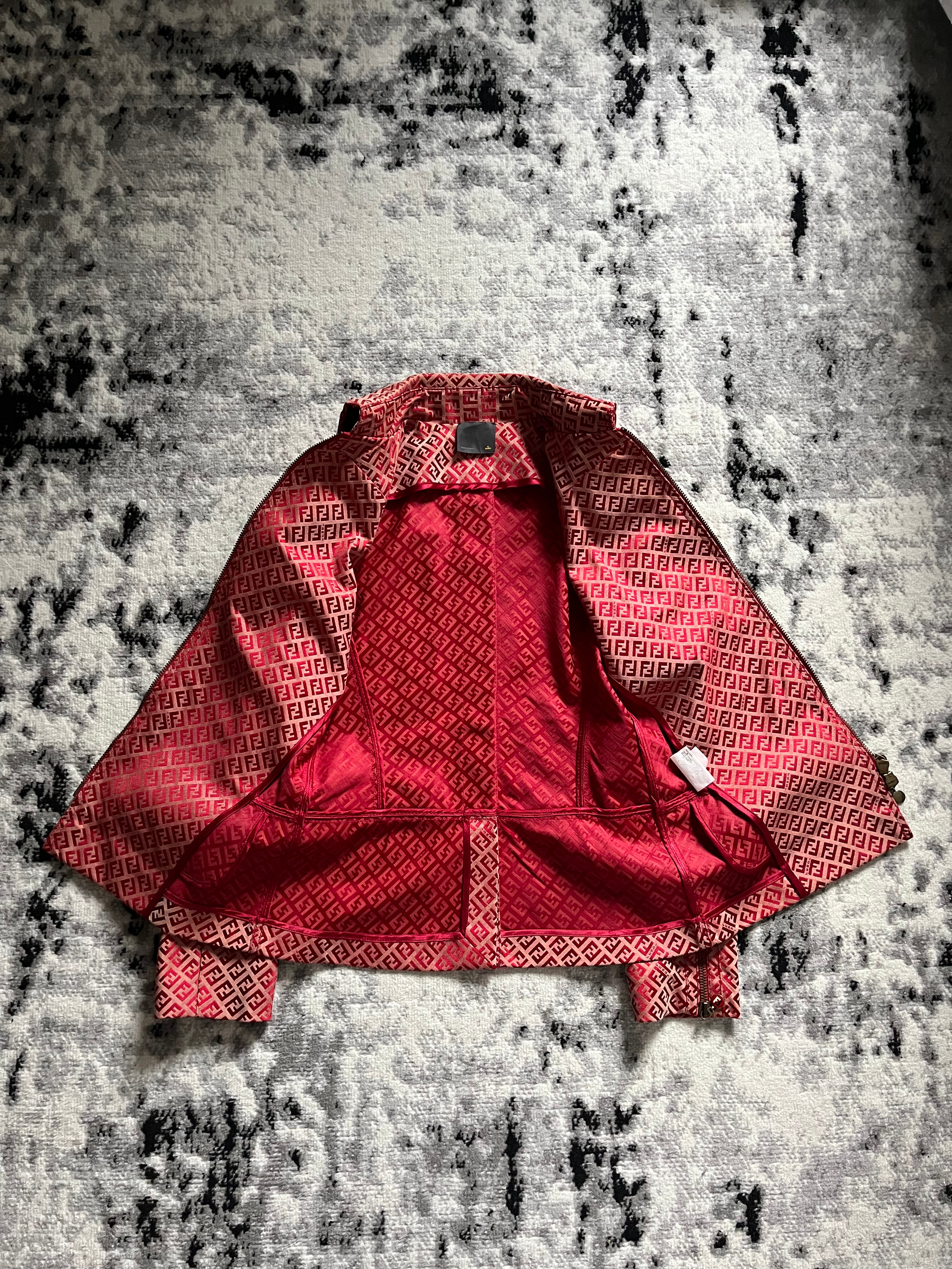 1990s Fendi Hot Monogram Glamour Jacket