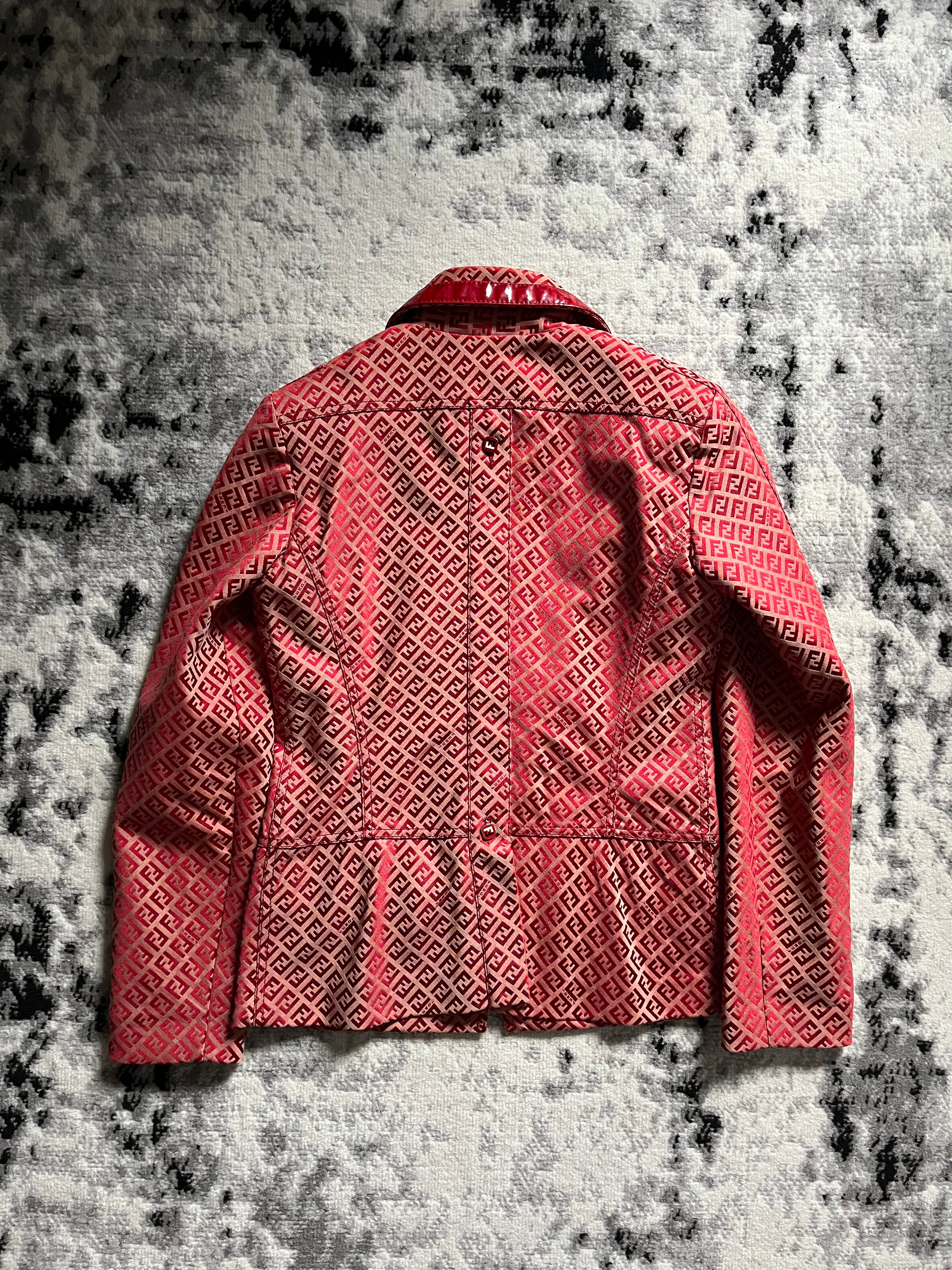 1990s Fendi Hot Monogram Glamour Jacket
