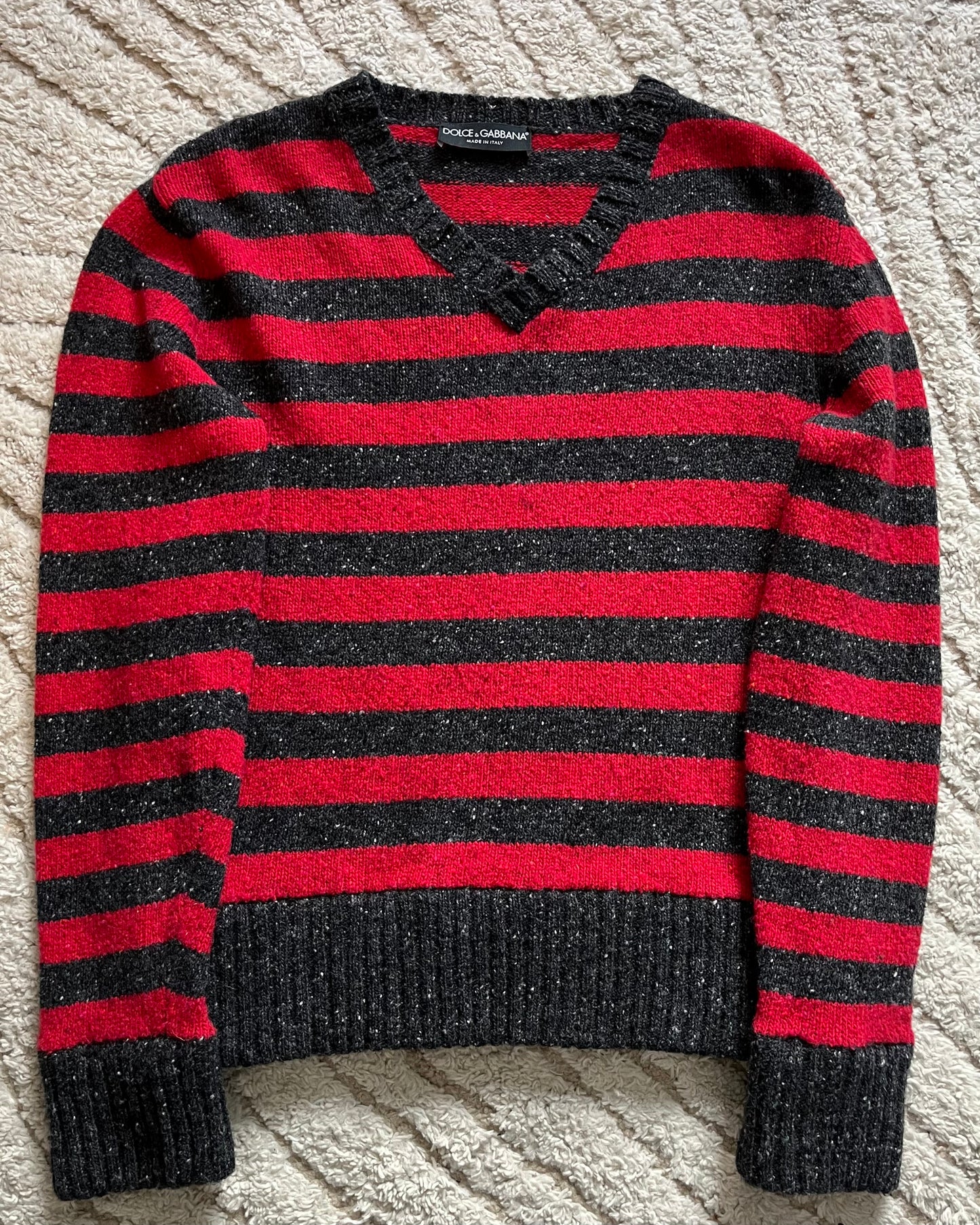 FW11 Dolce & Gabbana Stripped Sweater (M)