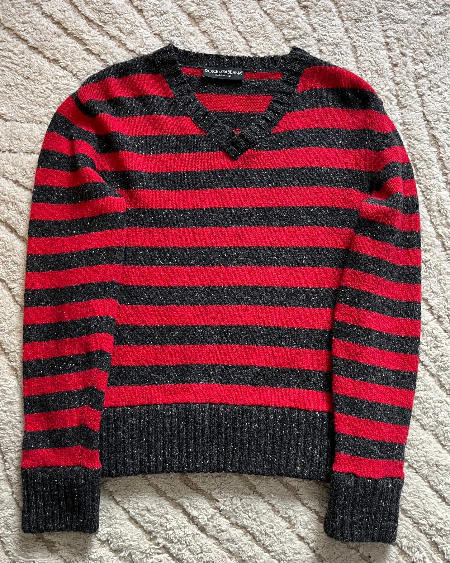 FW11 Dolce & Gabbana Stripped Sweater (M)