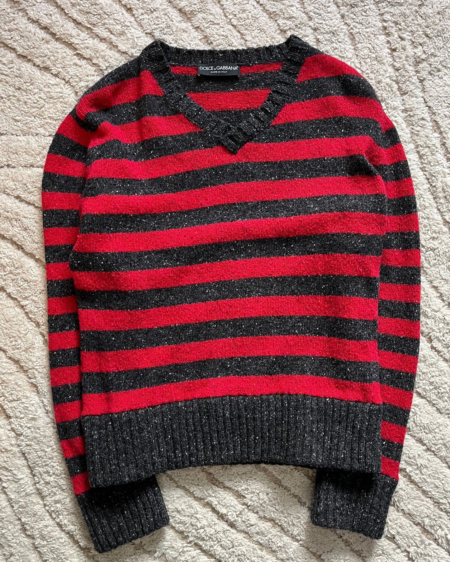 FW11 Dolce & Gabbana Stripped Sweater (M)