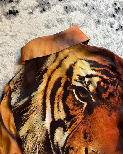 FW00 Roberto Cavalli Tiger Orange Shirt (XS/S)