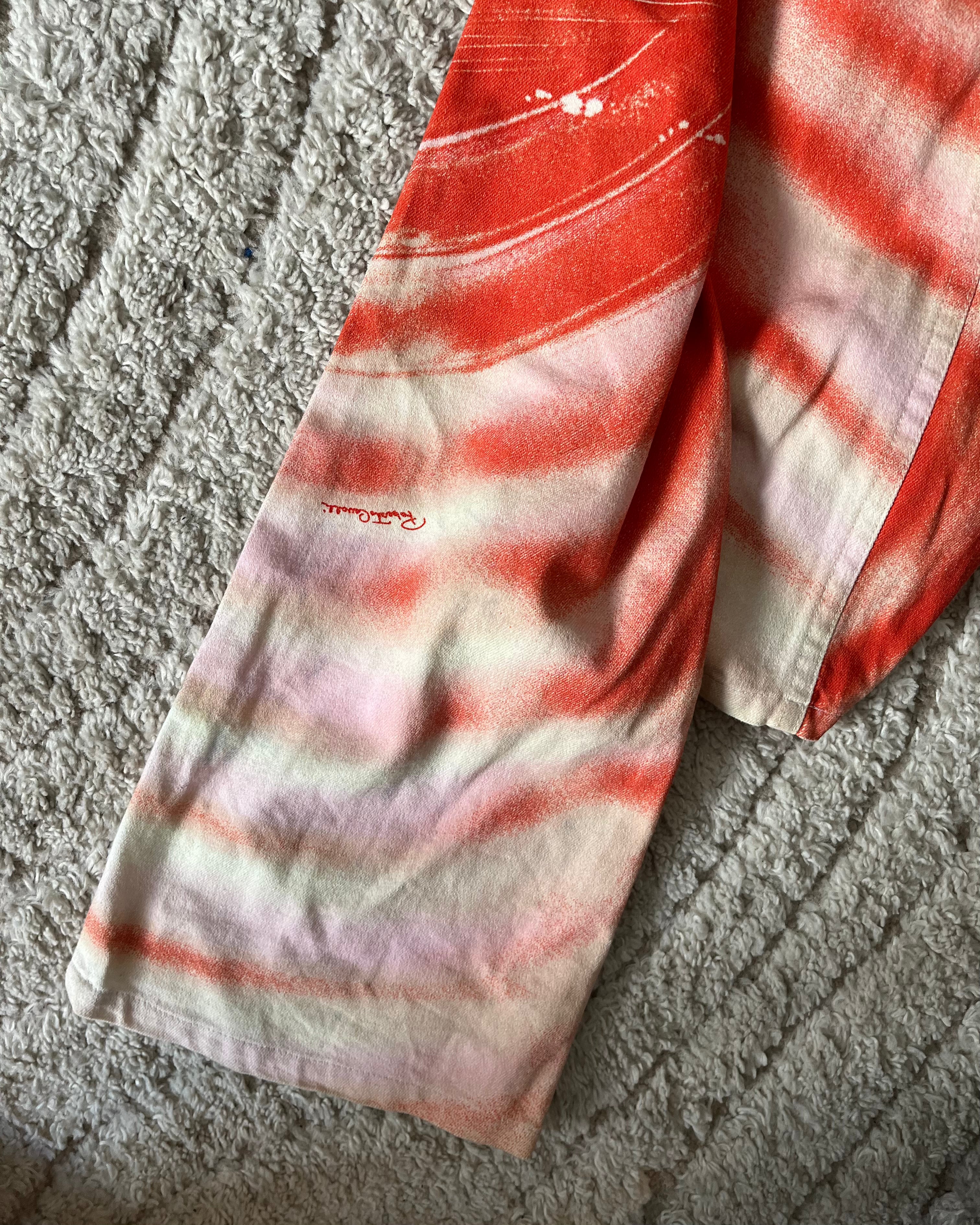 SS01 Roberto Cavalli Cherry Spiral Bones Pants