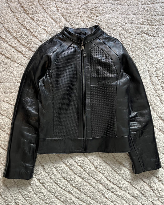 1990s Avirex Leather Jacket Aviator (XS)