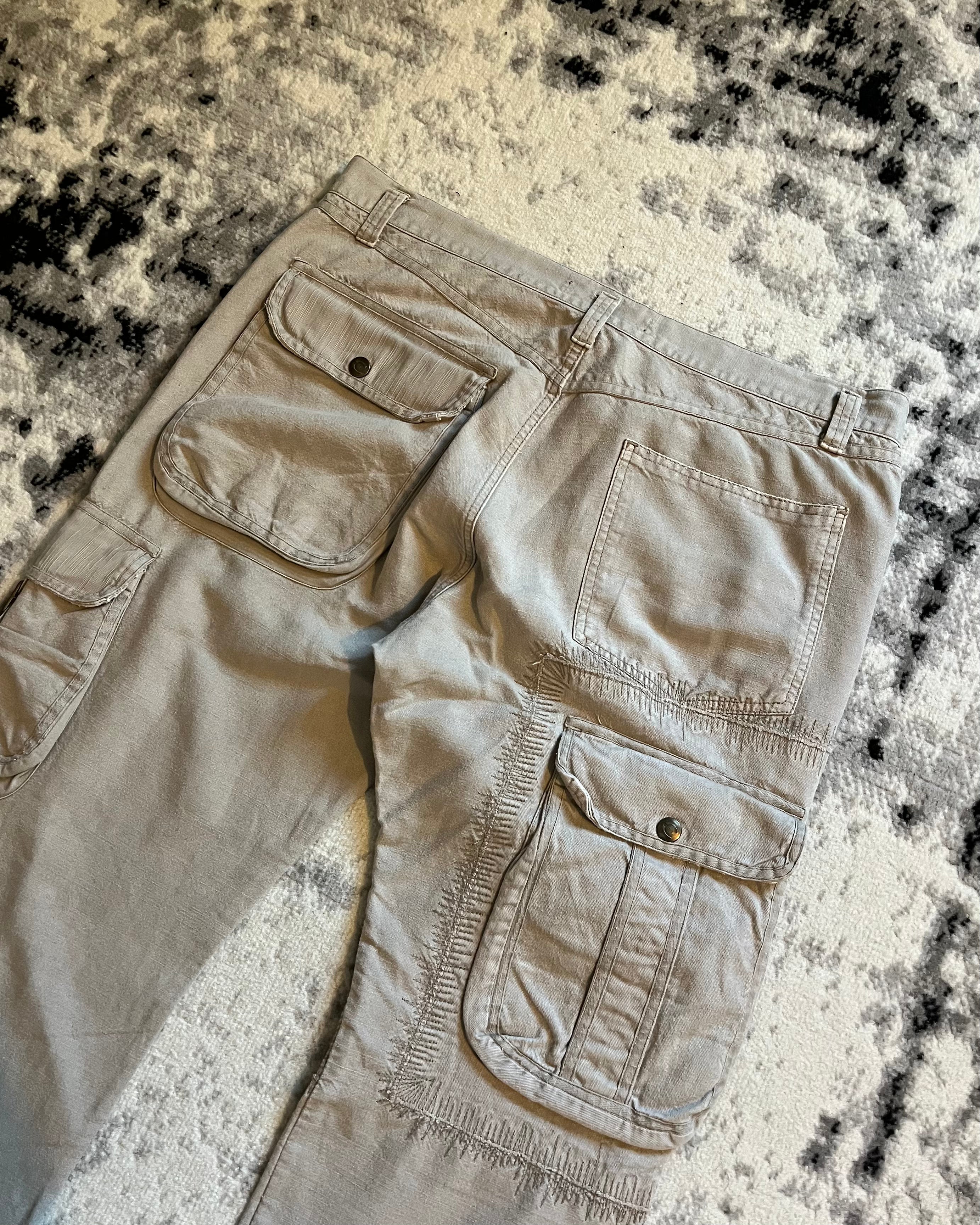 AW05 ジャストカヴァリ カーゴガンパンツ(L/XL)