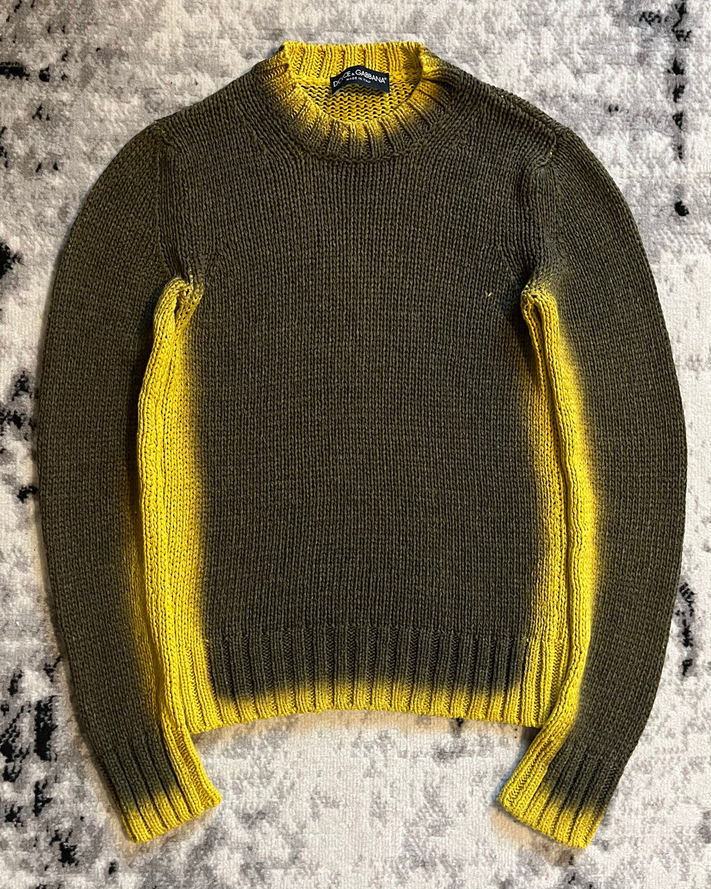00年代 ドルチェ＆ガッバーナ ゴールデン オンブル ディライト セーター (S)