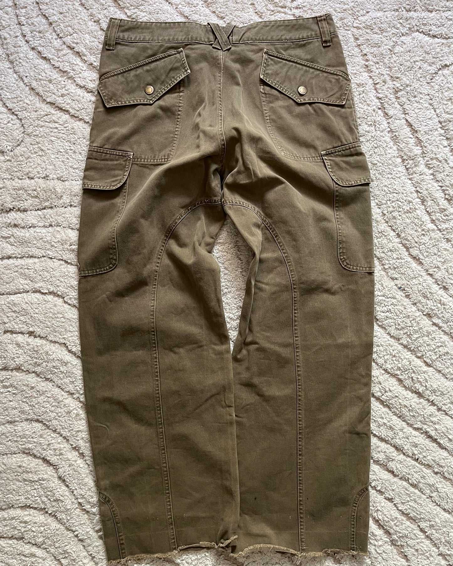 2003 Dolce & Gabbana double knee Cargo Pants (M)