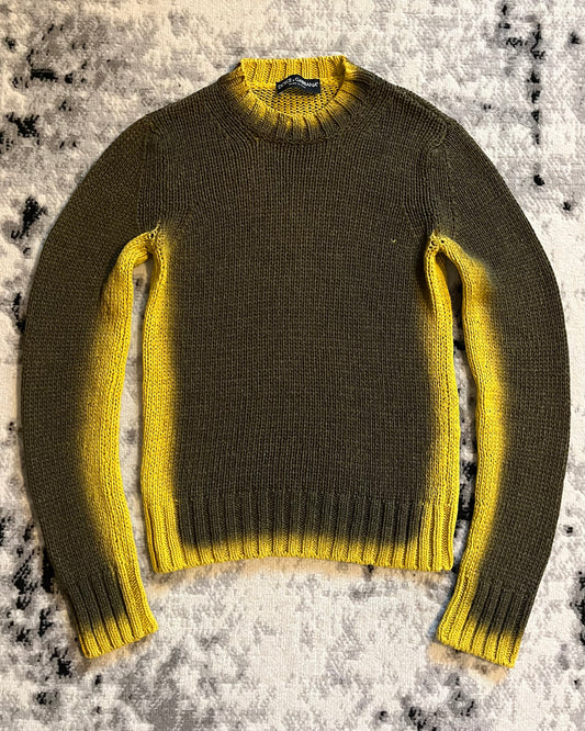 00s Dolce & Gabbana Golden Ombre Delight Sweater (S)