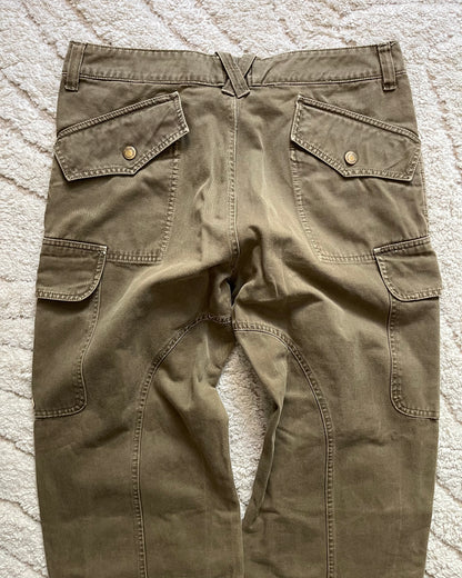 2003 Dolce & Gabbana double knee Cargo Pants (M)