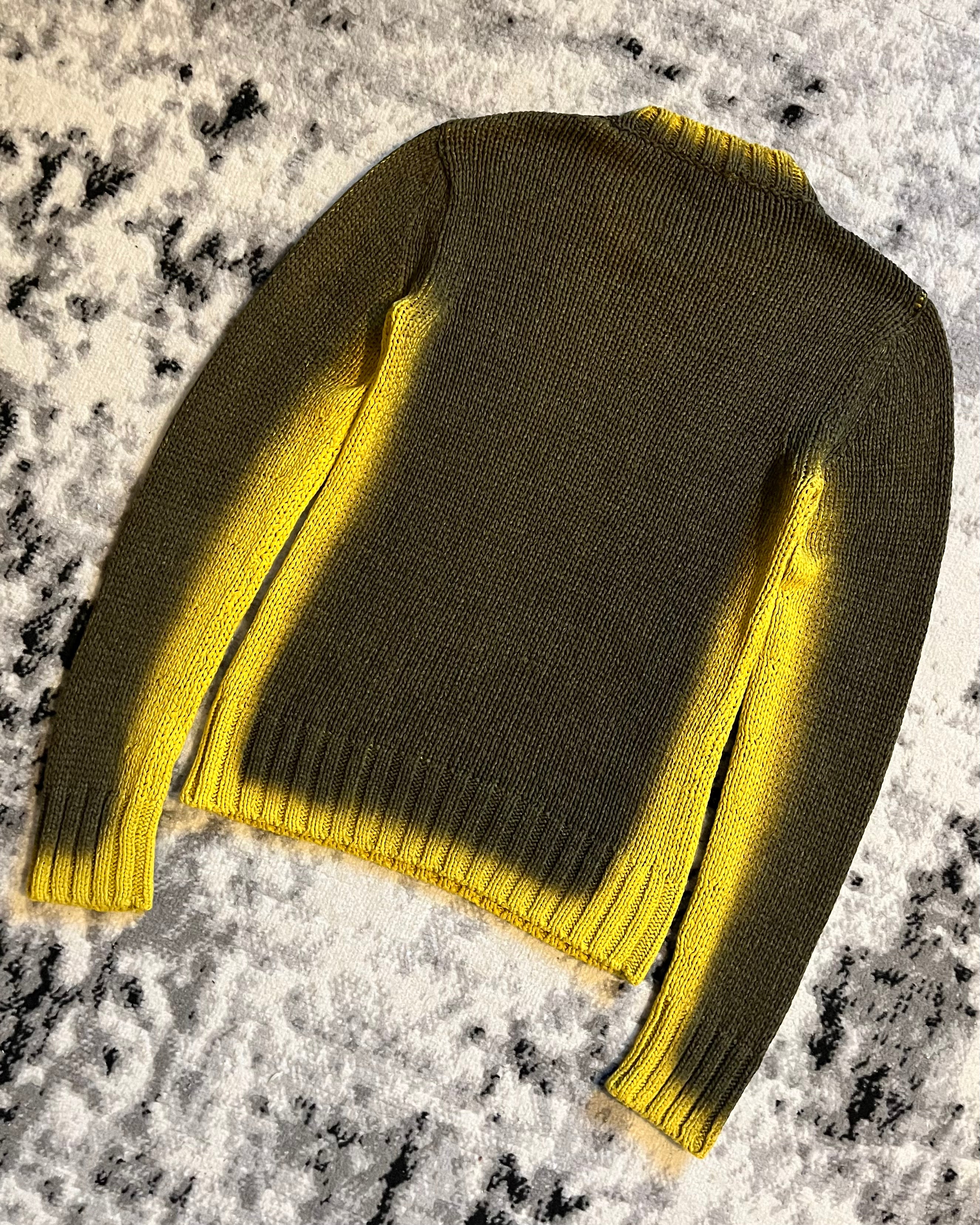 00年代 ドルチェ＆ガッバーナ ゴールデン オンブル ディライト セーター (S)